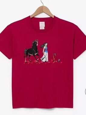 Disney x Box Lunch Disney Princess Mulan Embroidered Tee